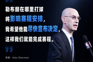 总裁发话！萧华：希望勒布朗尽快决定 联盟需要制定赛程