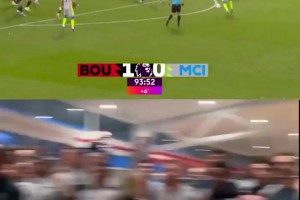 结合场上曼城比赛，看看最后时刻阿森纳全队观战的紧张氛围