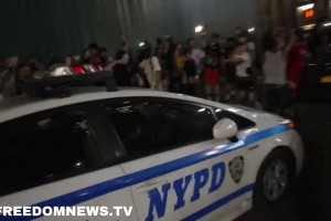 尼克斯球迷彻底陷入疯狂连纽约的警车都敢砸啊！