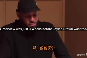 杰伦·布朗在先前节目中聊了他职业生涯中多次被“政治化”的瞬间