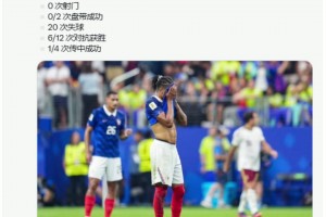 全场隐身！奥利塞72分钟被换下，本场0射门，0过人，20次丢失球权