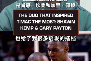 情有独钟！麦迪：最激励我的二人组是佩顿和坎普！